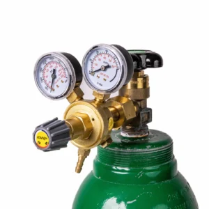 Redukční ventil Ar/CO₂ – dvoumanometrový