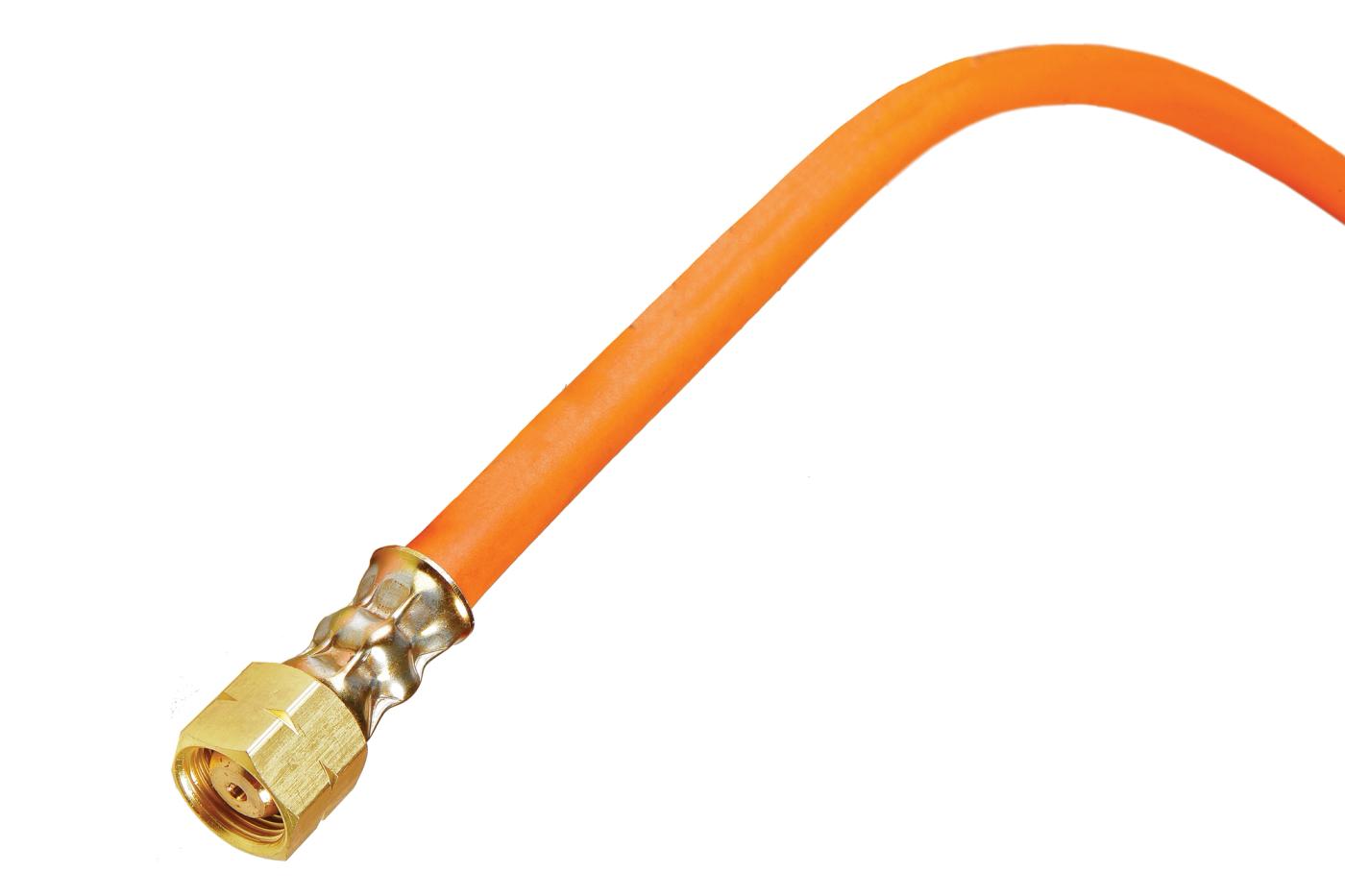 Jednoduchá plynová hadice na propan s koncovkami EN 16436-1